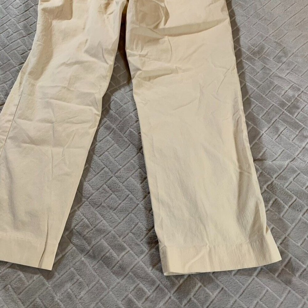 Banana Republic Womens 0 Dress Pants Beige Straight Crop Low Rise Lined Stretch - Picture 11 of 11